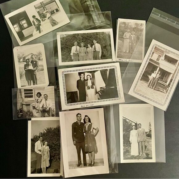 Love and Marriage Vintage Antique Couple Portrait Snapshot Photograph Lot - Picture 11 of 14